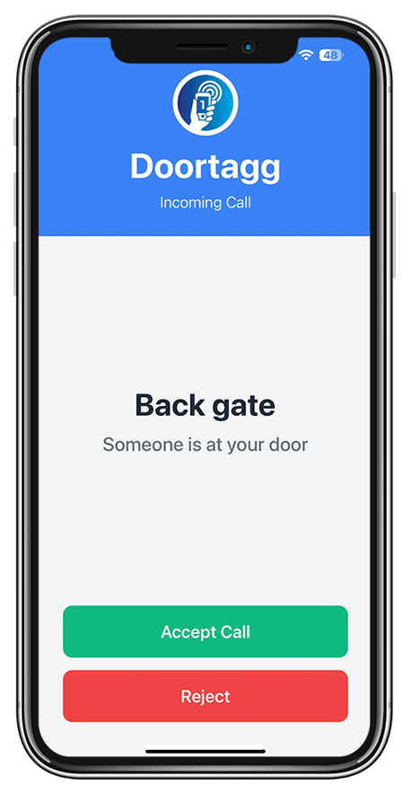 Incoming Call Screen